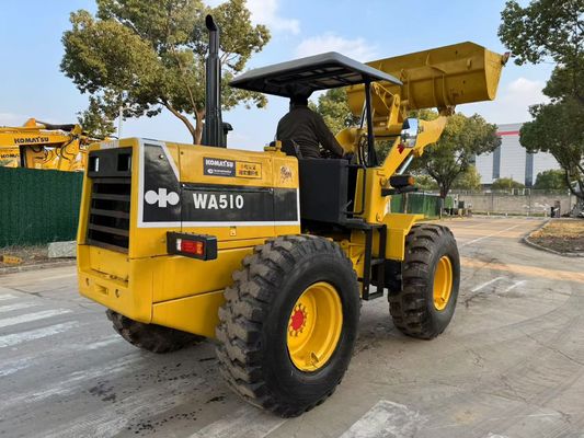 Oorspronkelijke Japan Gebruikte Komatsu WA510 Mini Wheel Loaders Werken in goede staat