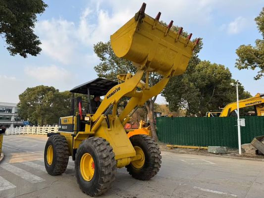 Oorspronkelijke Japan Gebruikte Komatsu WA510 Mini Wheel Loaders Werken in goede staat