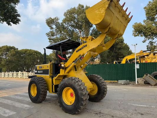 Oorspronkelijke Japan Gebruikte Komatsu WA510 Mini Wheel Loaders Werken in goede staat