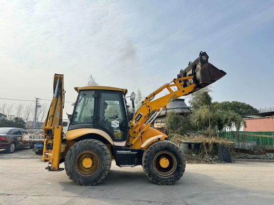 Oorspronkelijke UK Gebruikte JCB 4CX Backhoe Loader met vier in één emmer / Gebruikte JCB Backhoe Loader Hot Sale