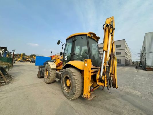 Oorspronkelijke UK Gebruikte JCB 4CX Backhoe Loader met vier in één emmer / Gebruikte JCB Backhoe Loader Hot Sale