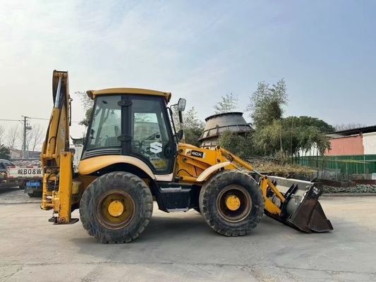 Oorspronkelijke UK Gebruikte JCB 4CX Backhoe Loader met vier in één emmer / Gebruikte JCB Backhoe Loader Hot Sale