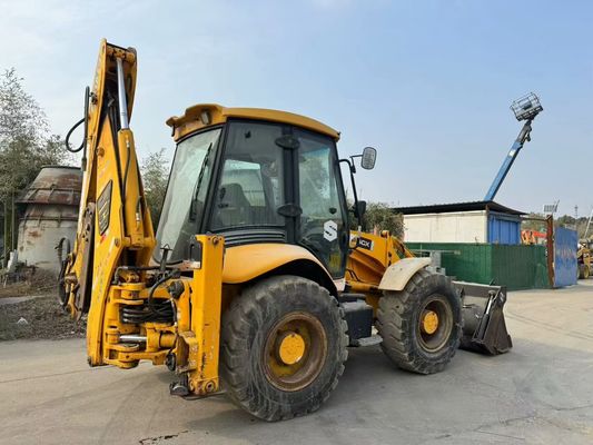 Oorspronkelijke UK Gebruikte JCB 4CX Backhoe Loader met vier in één emmer / Gebruikte JCB Backhoe Loader Hot Sale