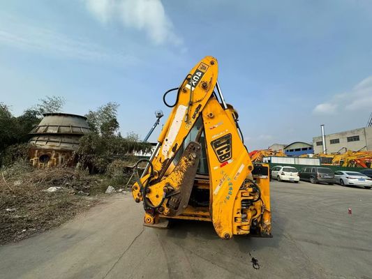 Oorspronkelijke UK Gebruikte JCB 4CX Backhoe Loader met vier in één emmer / Gebruikte JCB Backhoe Loader Hot Sale