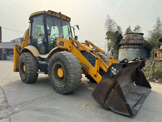 Oorspronkelijke UK Gebruikte JCB 4CX Backhoe Loader met vier in één emmer / Gebruikte JCB Backhoe Loader Hot Sale