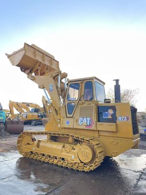 Kleur herverf Gebruikte Caterpillar 973 Crawler Loader in uitstekende staat