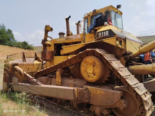 Oorspronkelijke kleur Gebruikte Caterpillar D11R Bulldozer Met Hydraulische Ripper