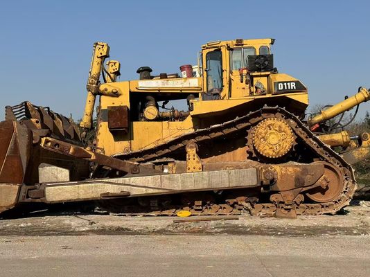 Oorspronkelijke kleur Gebruikte Caterpillar D11R Bulldozer Met Hydraulische Ripper