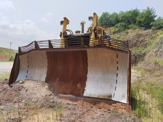 Oorspronkelijke kleur Gebruikte Caterpillar D11R Bulldozer Met Hydraulische Ripper