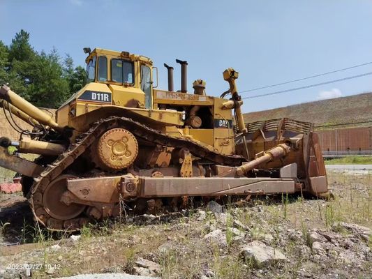 Oorspronkelijke kleur Gebruikte Caterpillar D11R Bulldozer Met Hydraulische Ripper