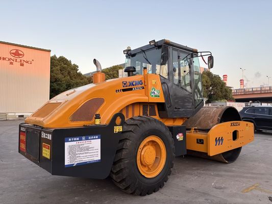 Gebruikte XCMG XS223J Single Drum Compactor Gemakkelijk te bedienen en in goede staat