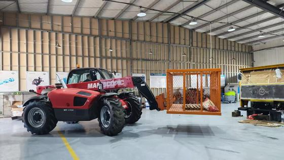 Gebruikte Manitou MT-X732 Telehandler Langdurig voor de bouw