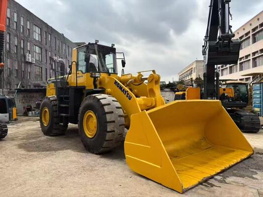 Verf kleur Gebruikte Komatsu WA500-3 wiellader in uitstekende staat