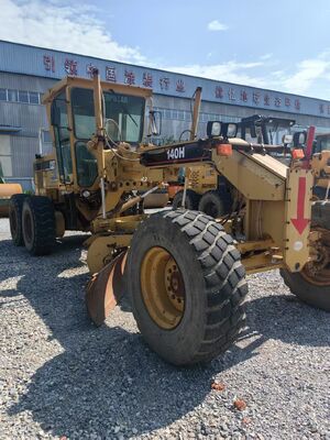 Originele Kleur Gebruikte CAT 140H Motor Grader Met Aanpasbare Mesbeweging
