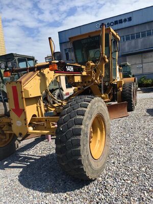 Originele Kleur Gebruikte CAT 140H Motor Grader Met Aanpasbare Mesbeweging