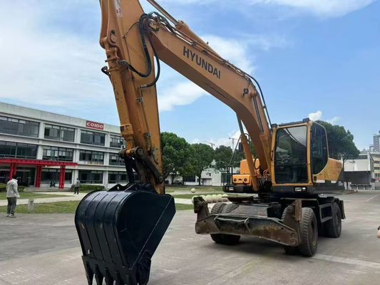 Gebruikte Hyundai R210W-9 wielgraafmachine in uitstekende staat/gebruikte wielgraafmachine te koop