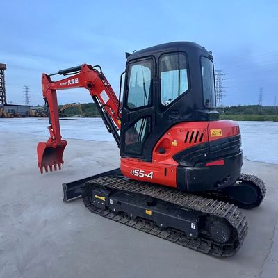 Originele Japan Gebruikte Kubota U55-4 mini graafmachine te koop/gebruikte Kubota mini graafmachine te koop