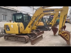 Originele kleur Gebruikte Komatsu PC56MR-2 mini graafmachine in uitstekende staat